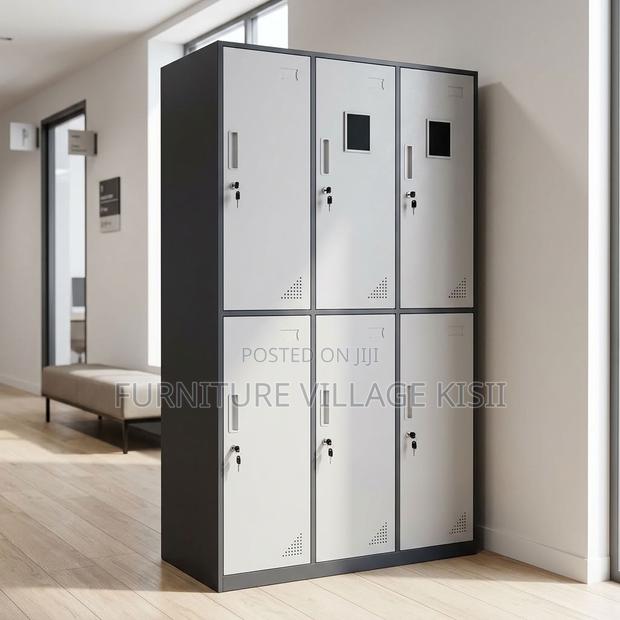 6-Locker Staff Metallic Lockable Cabinet - thumbnail 5