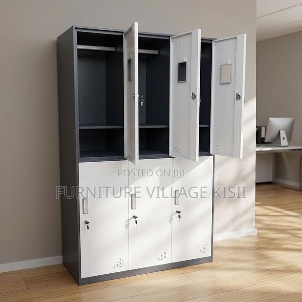 6-Locker Staff Metallic Lockable Cabinet - thumbnail 11