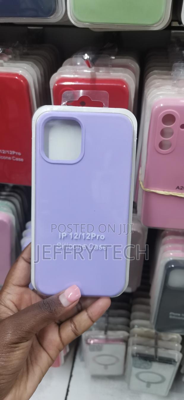 Generic Lavender Silicone Case for Apple iPhone 12 and iPhone 12 Pro - main view