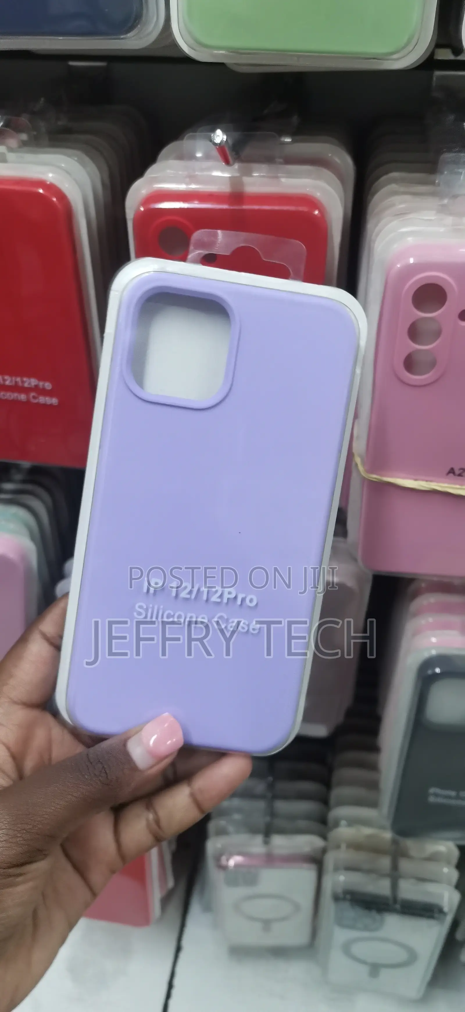 Generic Lavender Silicone Case for Apple iPhone 12 and iPhone 12 Pro