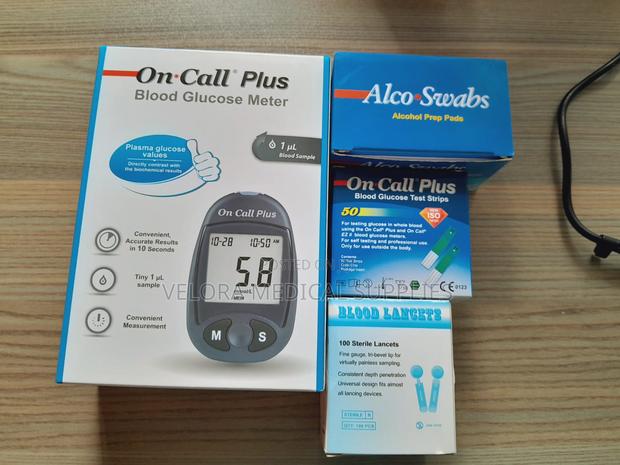 Blood Glucose Meter Set – Digital Blood Sugar Testing Kit - main view