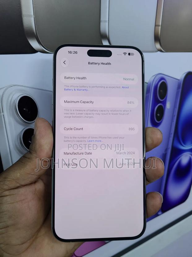 Apple iPhone 15 Pro Max 256 GB Gray - thumbnail 3