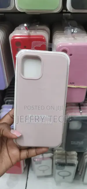 Pink Liquid Silicone Protective Case forApple iPhone 12 Pro