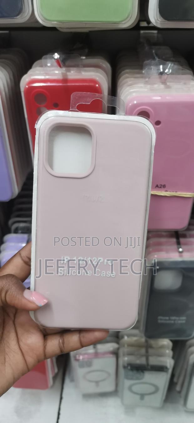 Pink Liquid Silicone Protective Case forApple iPhone 12 Pro - main view