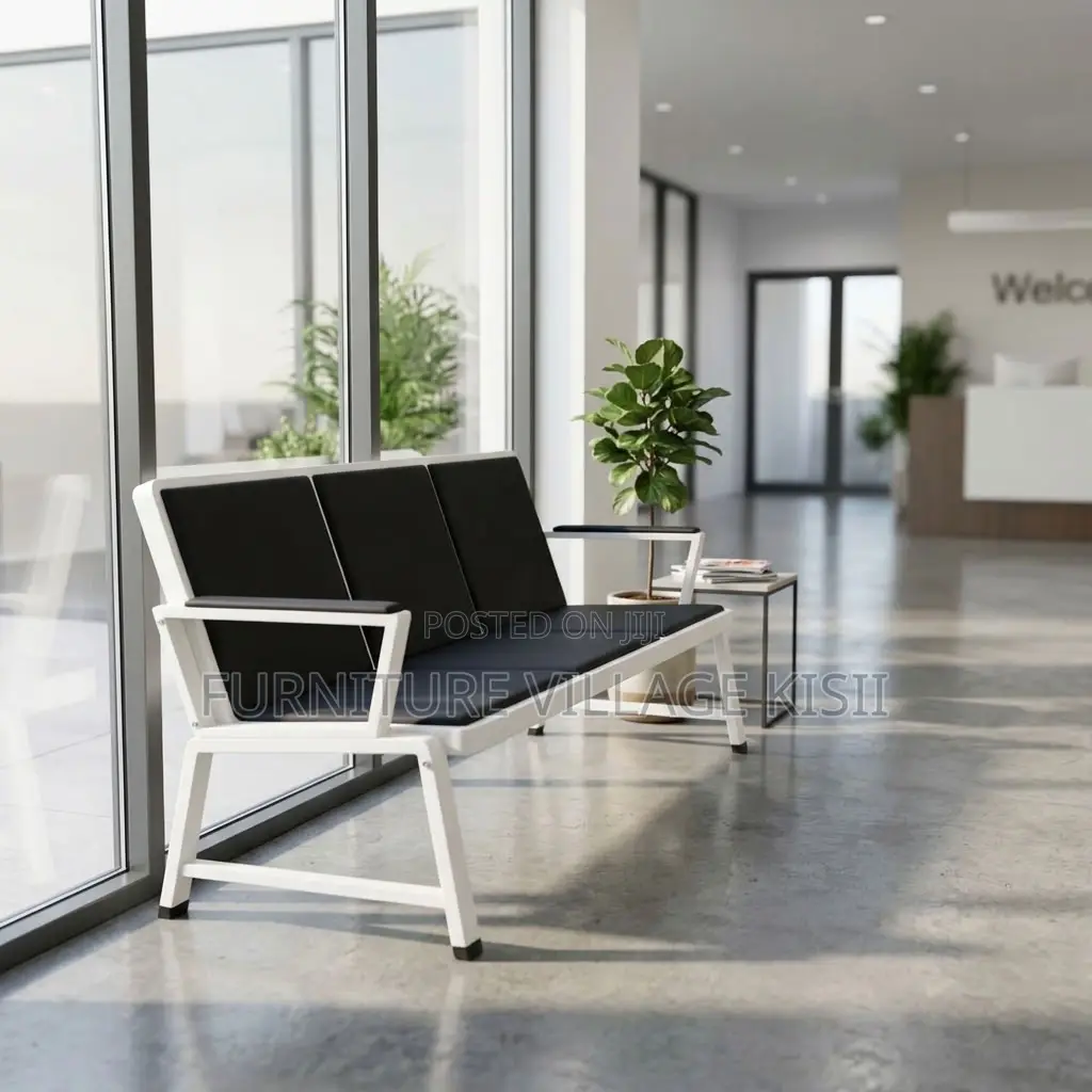 3-Link Heavy Duty Padded Wainting Bench