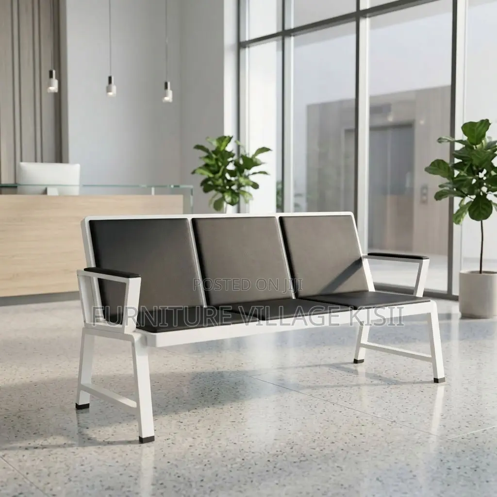 3-Link Heavy Duty Padded Wainting Bench