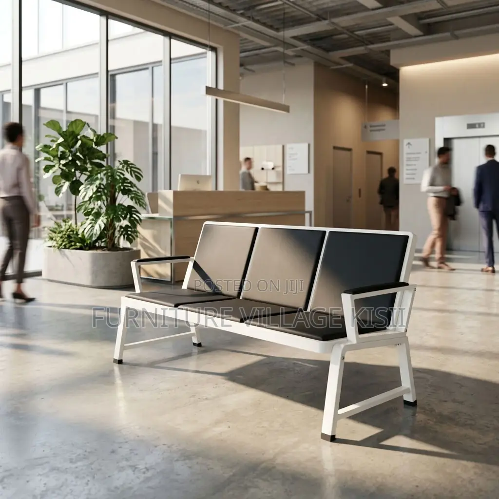 3-Link Heavy Duty Padded Wainting Bench