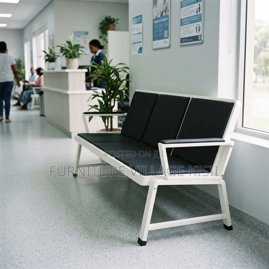 3-Link Heavy Duty Padded Wainting Bench
