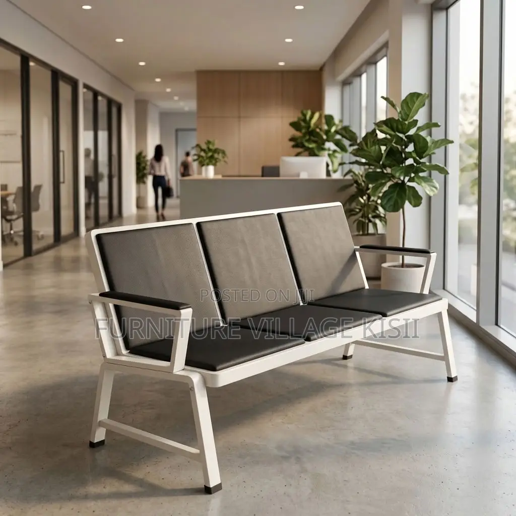 3-Link Heavy Duty Padded Wainting Bench