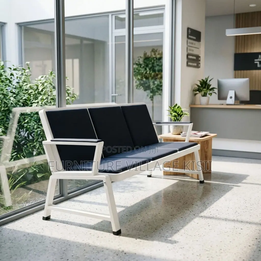 3-Link Heavy Duty Padded Wainting Bench