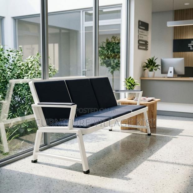 3-Link Heavy Duty Padded Wainting Bench - thumbnail 15