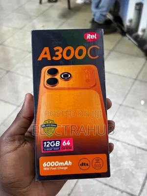 New Itel A300C 64 GB Black