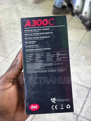 New Itel A300C 64 GB Black