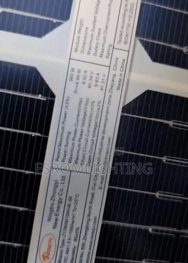 360w Renepev Bifacial Solar Panel – Kes 8,500