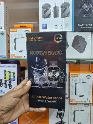 HainoTeko Watch Buds AMOLED Smartwatch With Wireless Earbuds