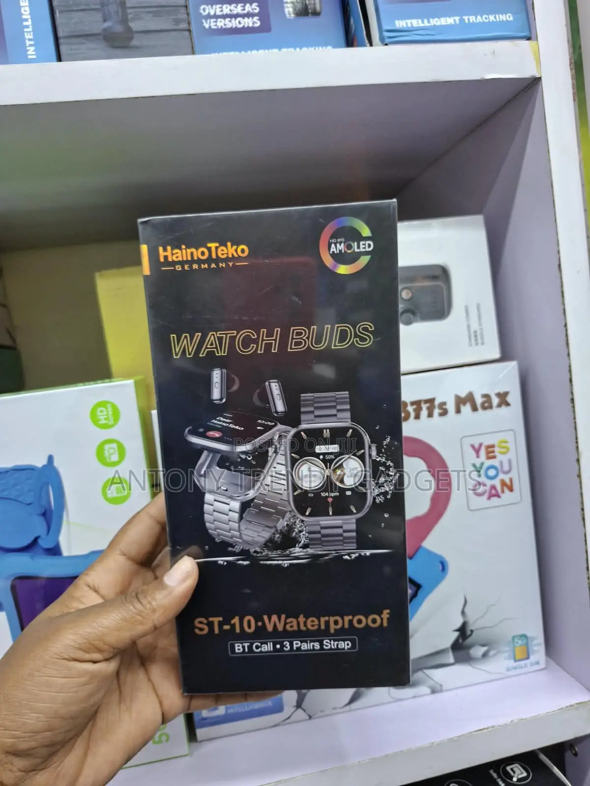 HainoTeko ST-10 2-in-1 Smartwatch With Bluetooth Calling