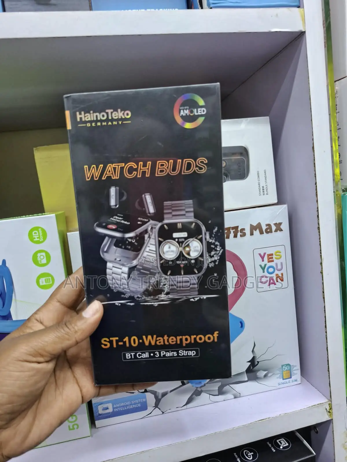 HainoTeko ST-10 2-in-1 Smartwatch With Bluetooth Calling