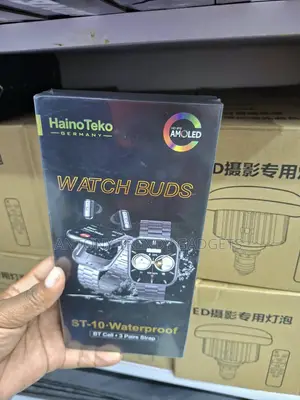 ST-10 Smart Watch With TWS Earbuds and 3 Pairs of Straps
