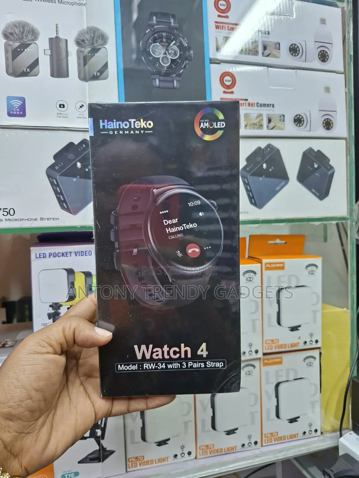 Haino Teko Watch 4 Round AMOLED Smart Watch With 3 Strap Pairs