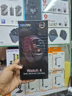 Haino Teko Watch 4 Round AMOLED Smart Watch With 3 Strap Pairs