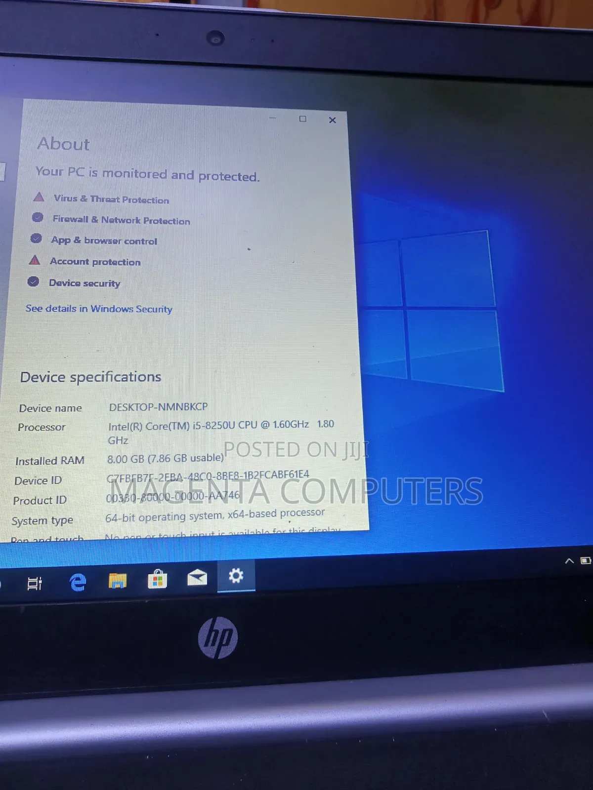 Laptop HP ProBook 440 G5 8GB Intel Core i7 SSD 256GB