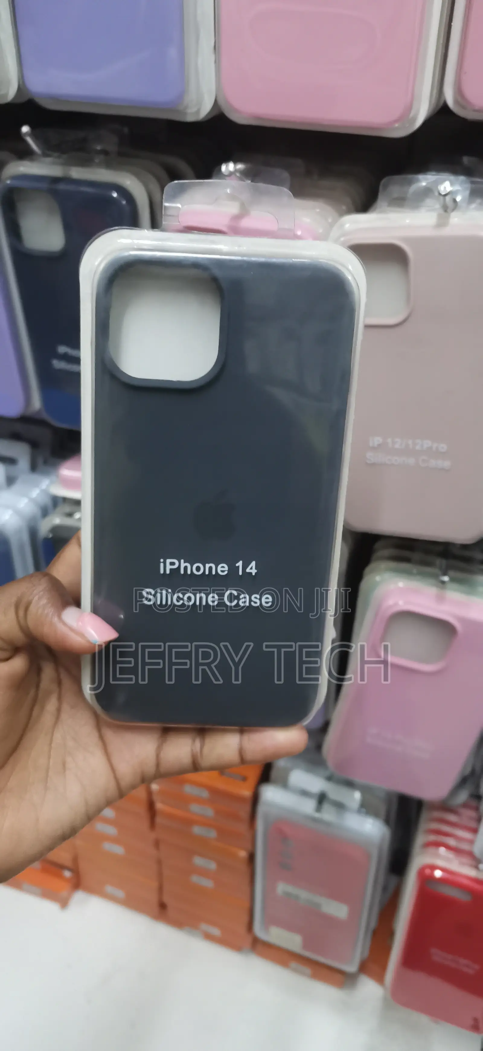 Dark Grey or Black iPhone 14 Silicone Case Dark Gray iPhone 14 Case