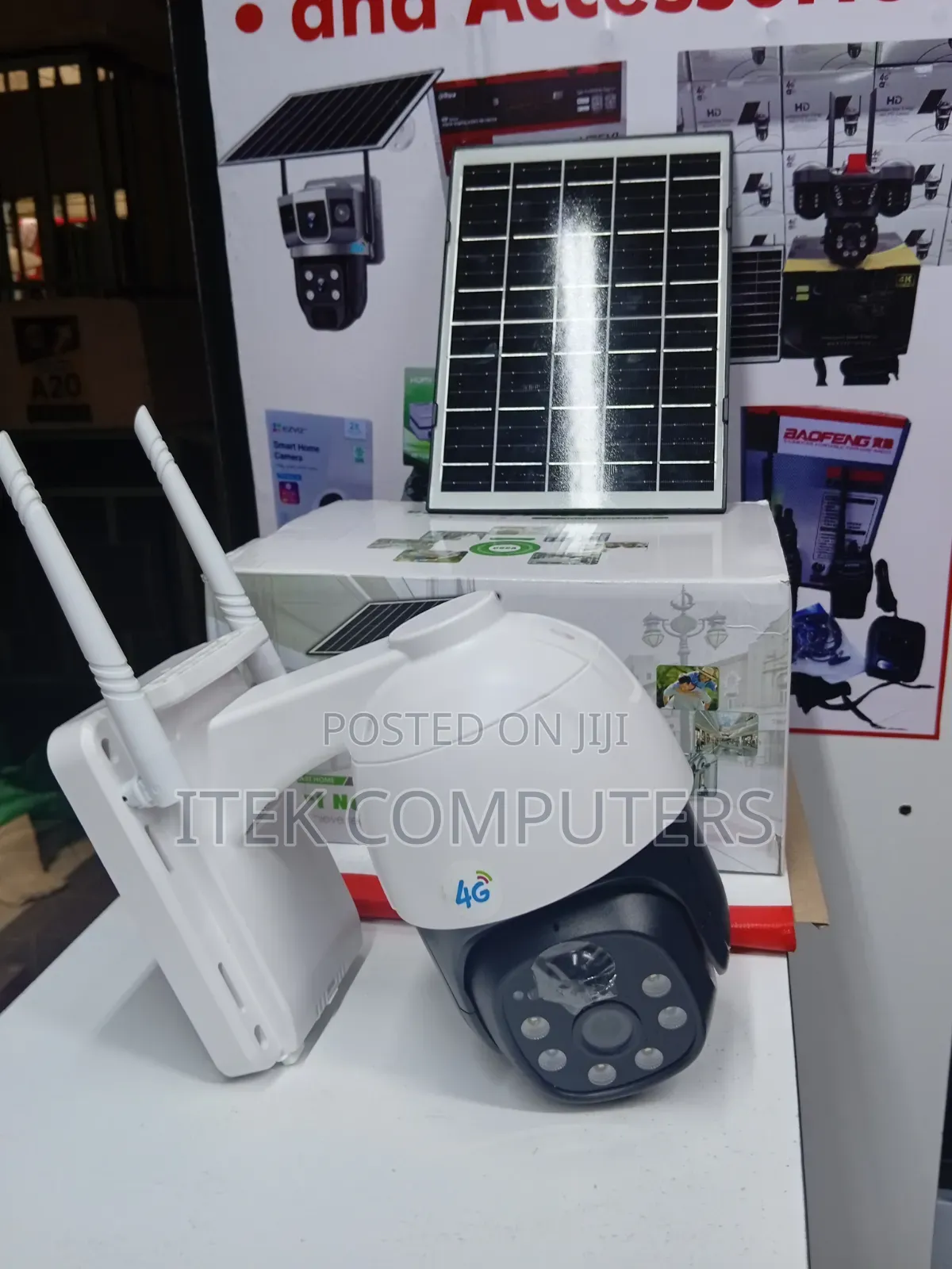 Smart 4G Solar CCTV Camera for Remote Outdoor Property Security