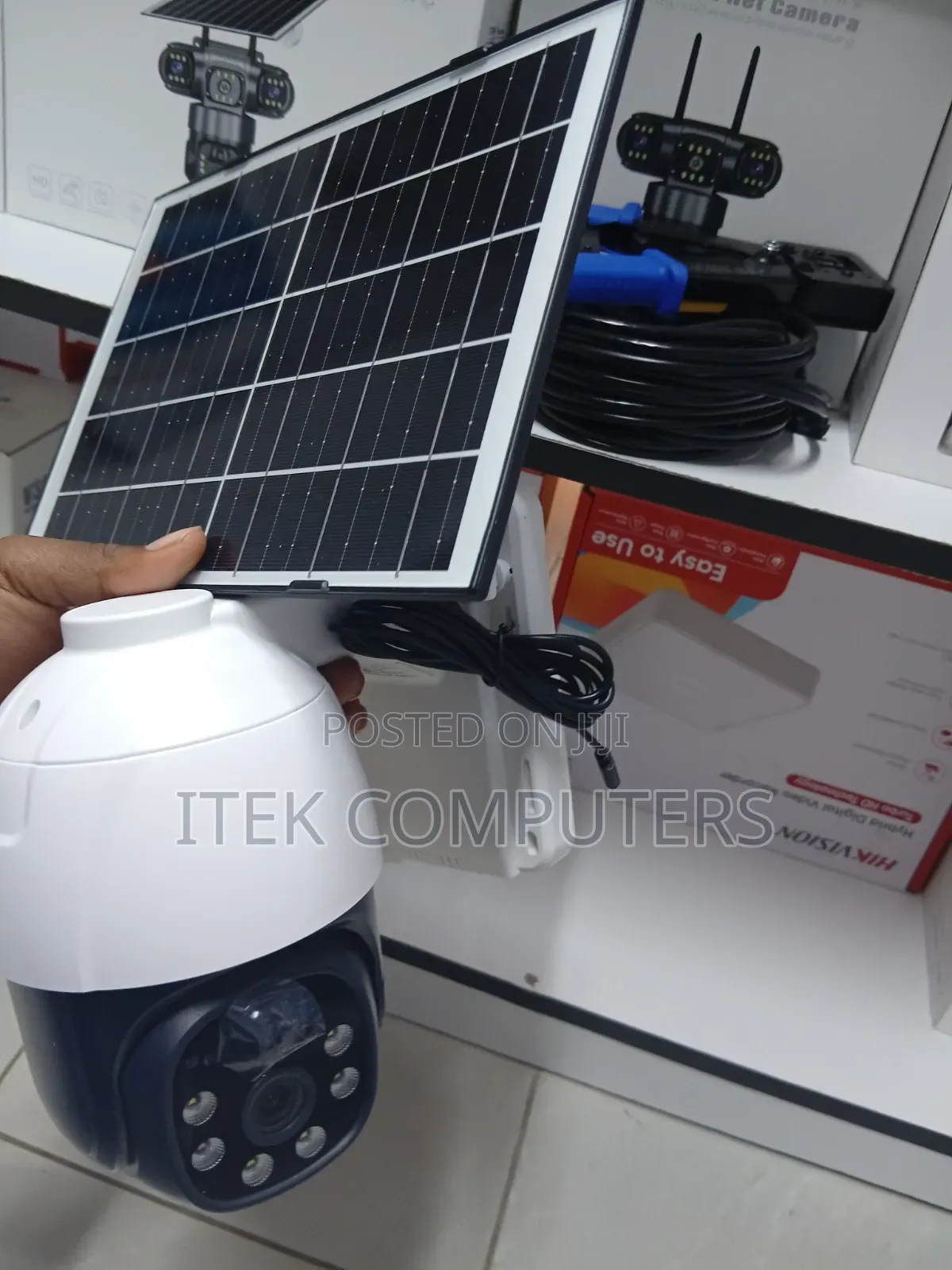 4G Solar CCTV Camera With Instant Smartphone Security Notifications
