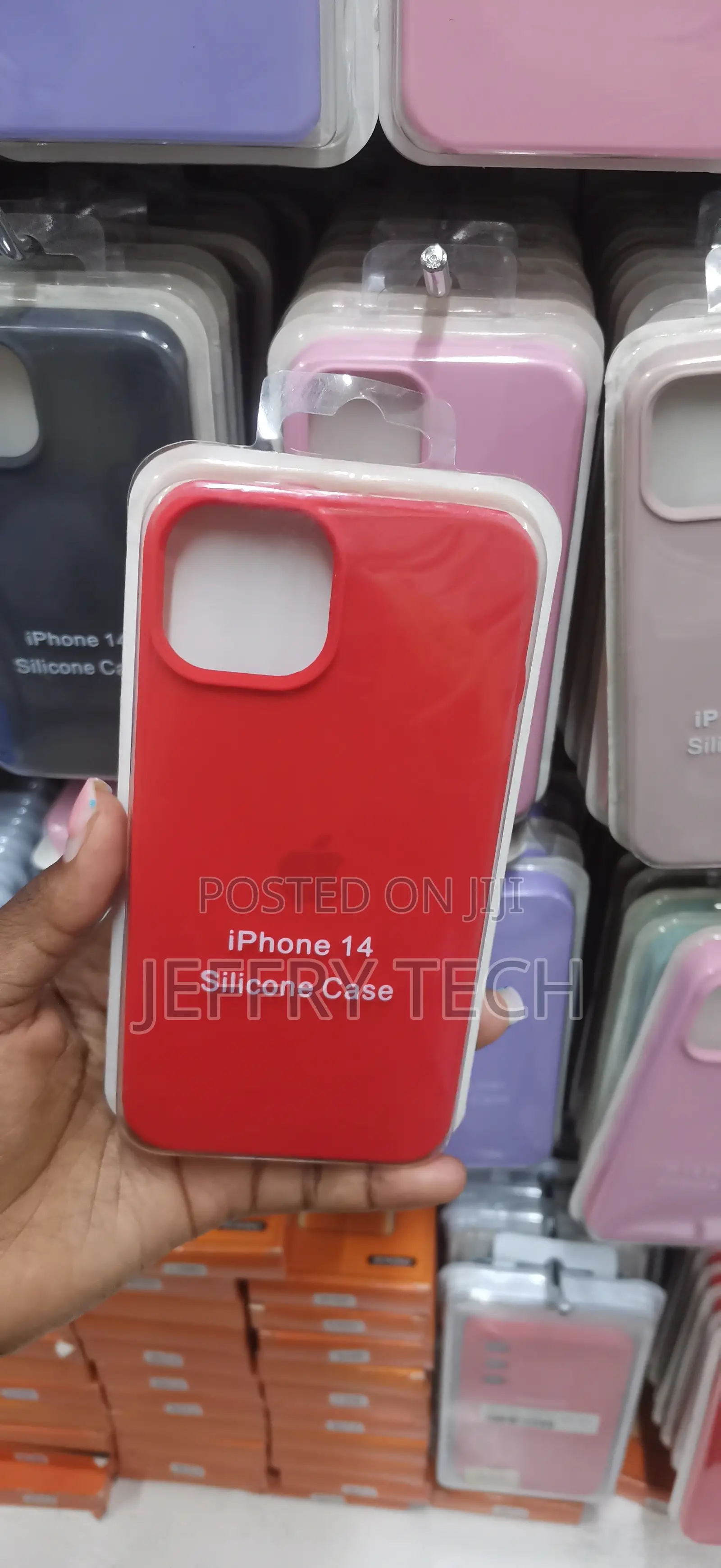 Silicone Protective Case for the Apple iPhone 14 Smartphone