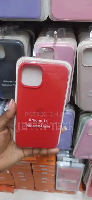 Silicone Protective Case for the Apple iPhone 14 Smartphone