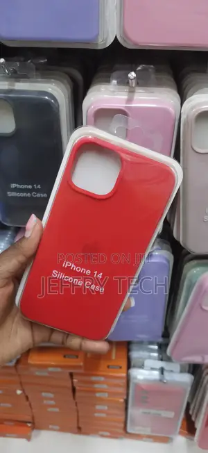 Silicone Protective Case for the Apple iPhone 14 Smartphone