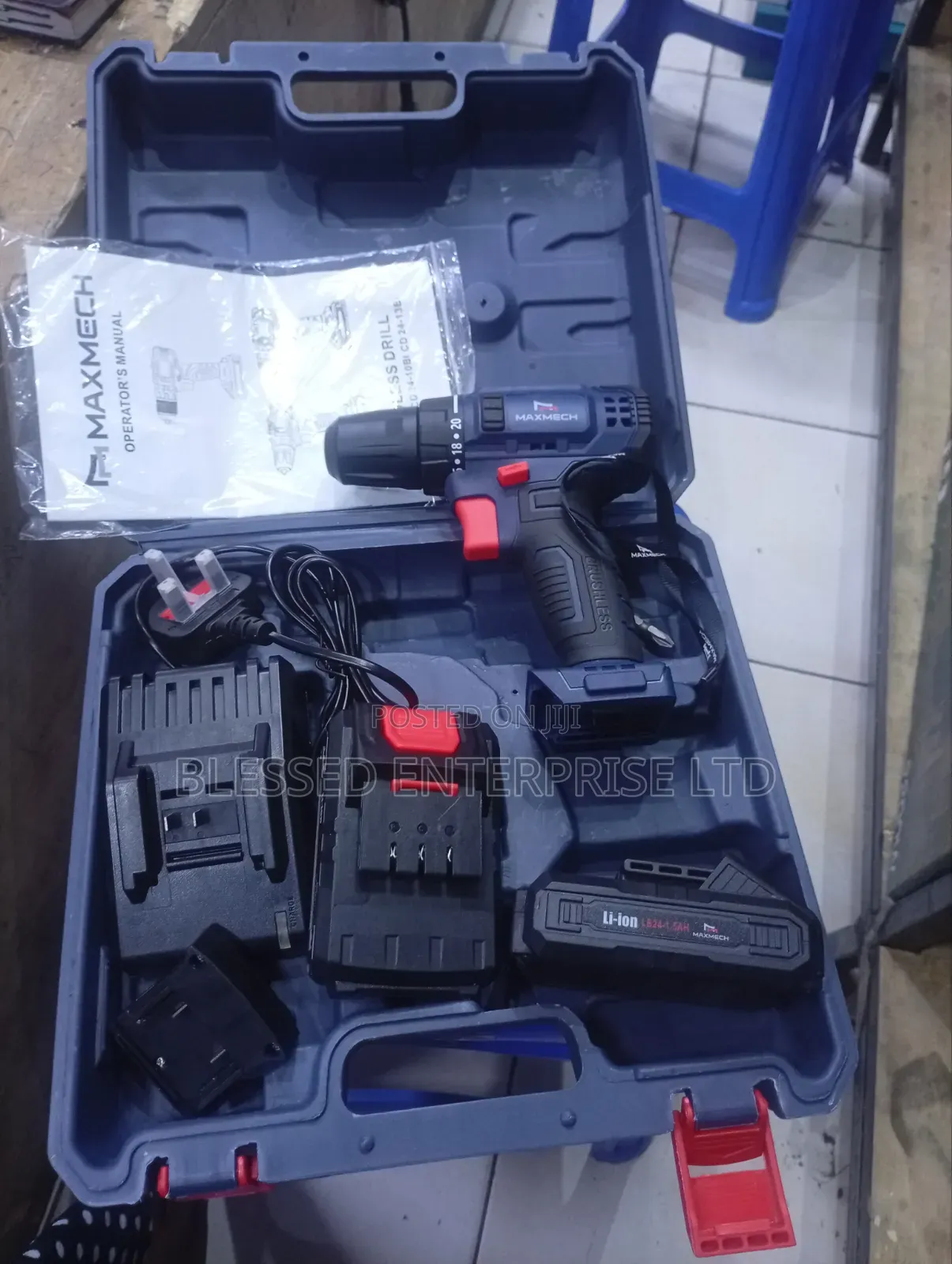 New Arrival Maxmech Brushless Cordless Drill Set