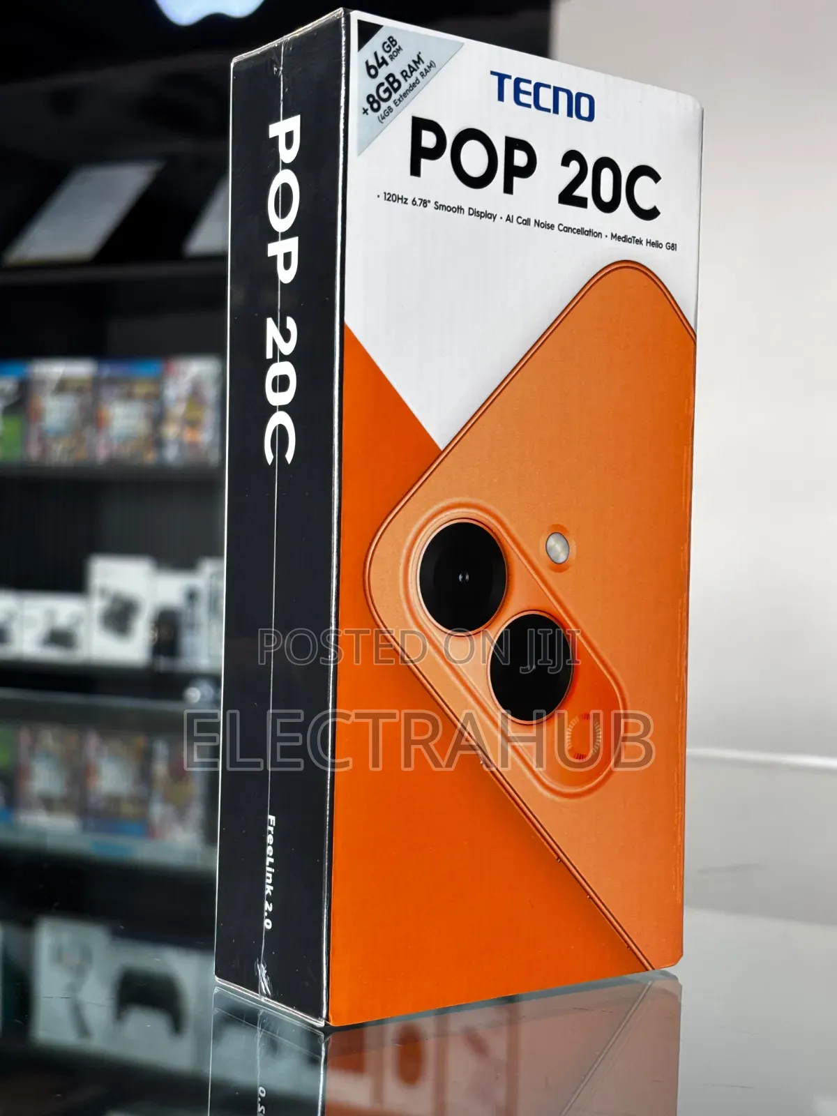 New Tecno Pop 20 64 GB Orange