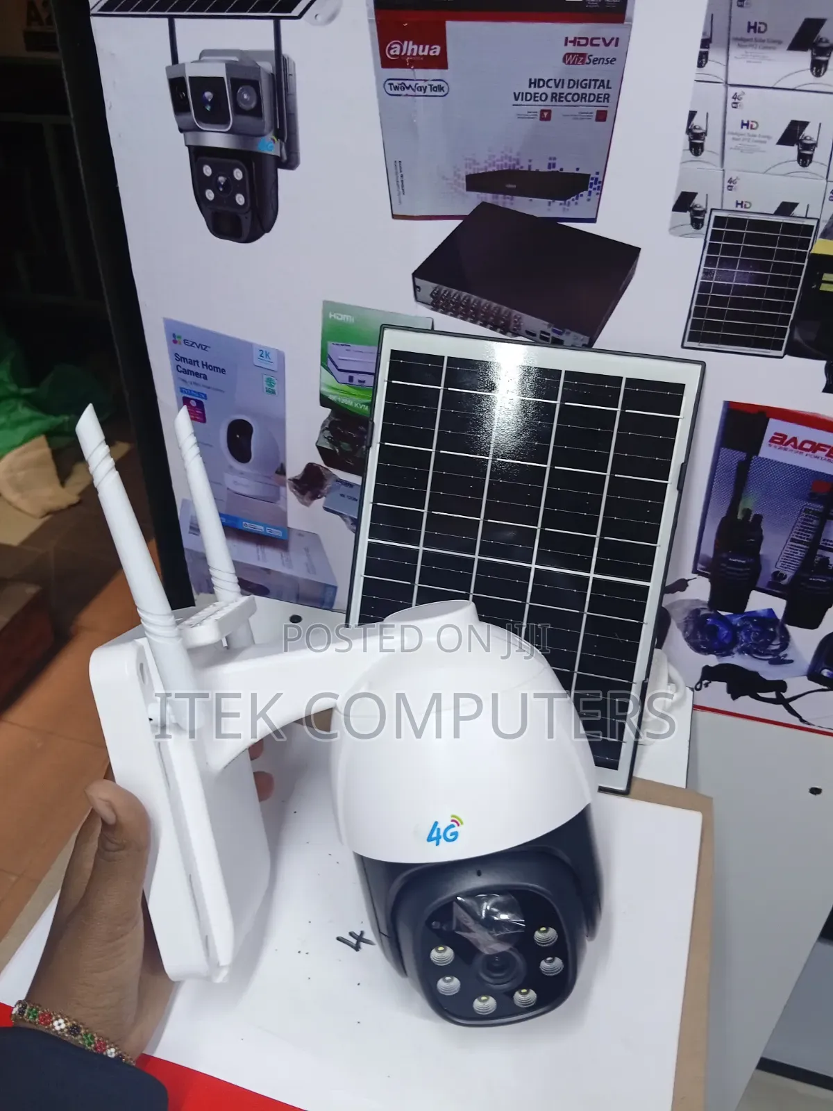 4G Solar Security Camera With Night Vision and Motion Alerts