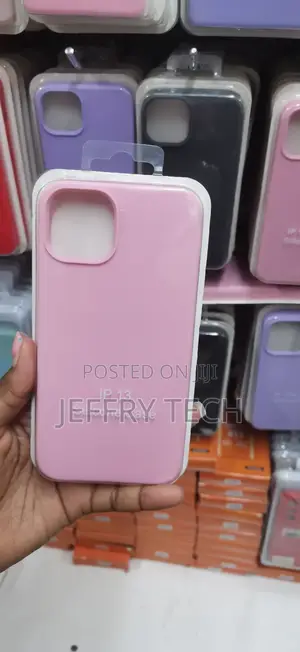 IP 13 Silicone Case in a Soft Pink Shade