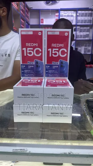 New Xiaomi Redmi 15C 4G 128 GB Black