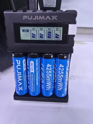 Upgrade Your Batteries! Strong PUJIMAX Set With Type-C Digital Charger