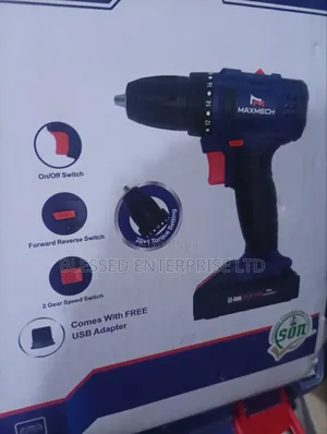 Maxmech Brushless Drill With Forward and Reverse Switch