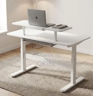 Manual Sit-Stand Desk – Adjustable Home & Office Workstation