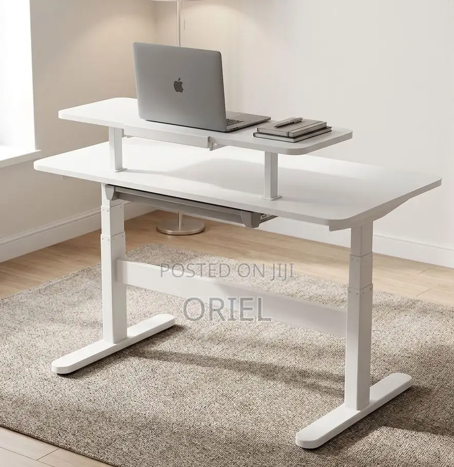 Manual Sit-Stand Desk – Adjustable Home & Office Workstation