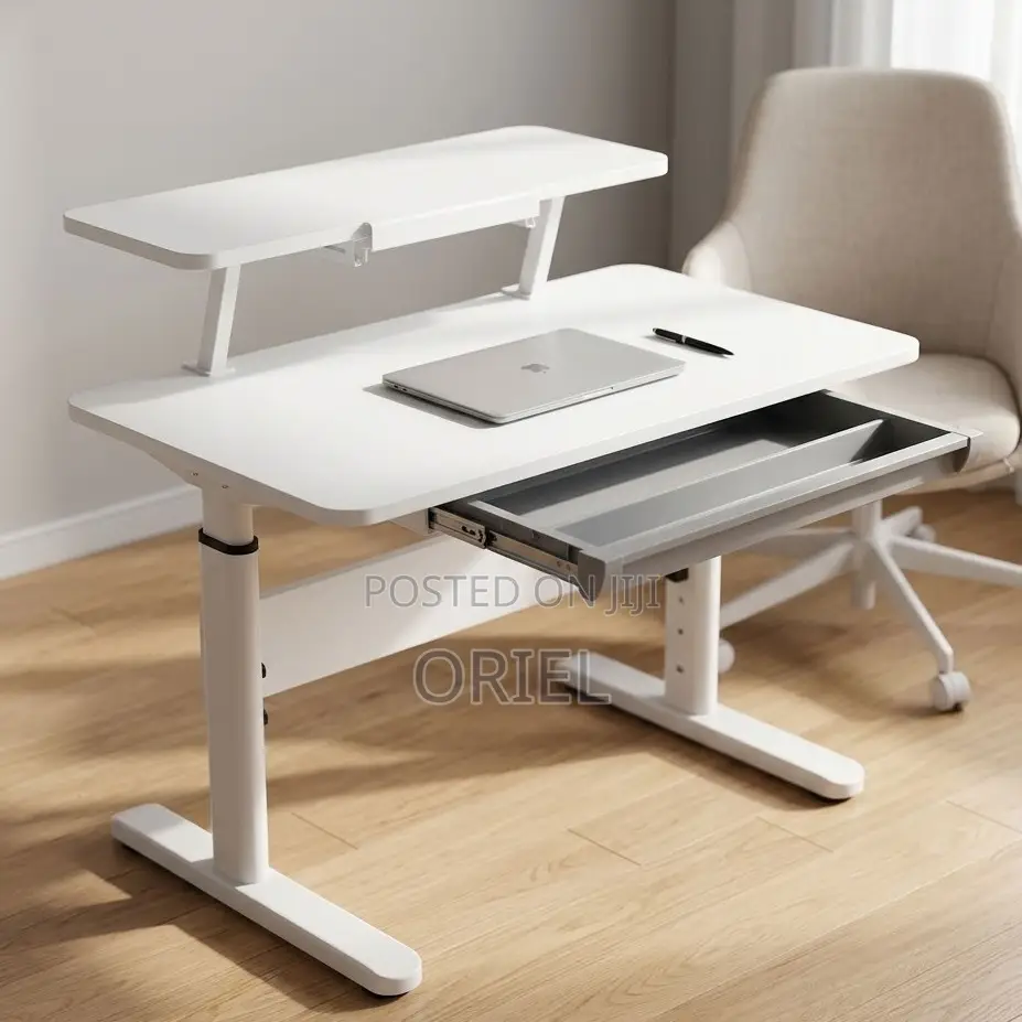 Manual Sit-Stand Desk – Adjustable Home & Office Workstation