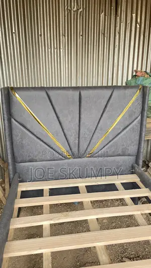 New 4*6 Grey Luxury Bed
