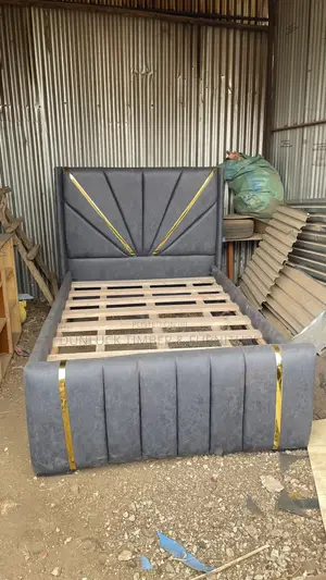 New 4*6 Grey Luxury Bed