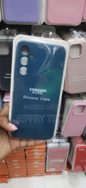 Dark Blue Silicone Phone Case Designed for the Samsung Galaxy A05s