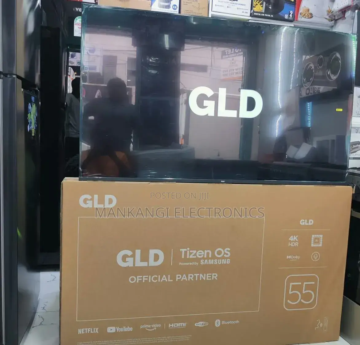 *GLD 55" Smart TV Powered by Samsung's Tizen Operating System