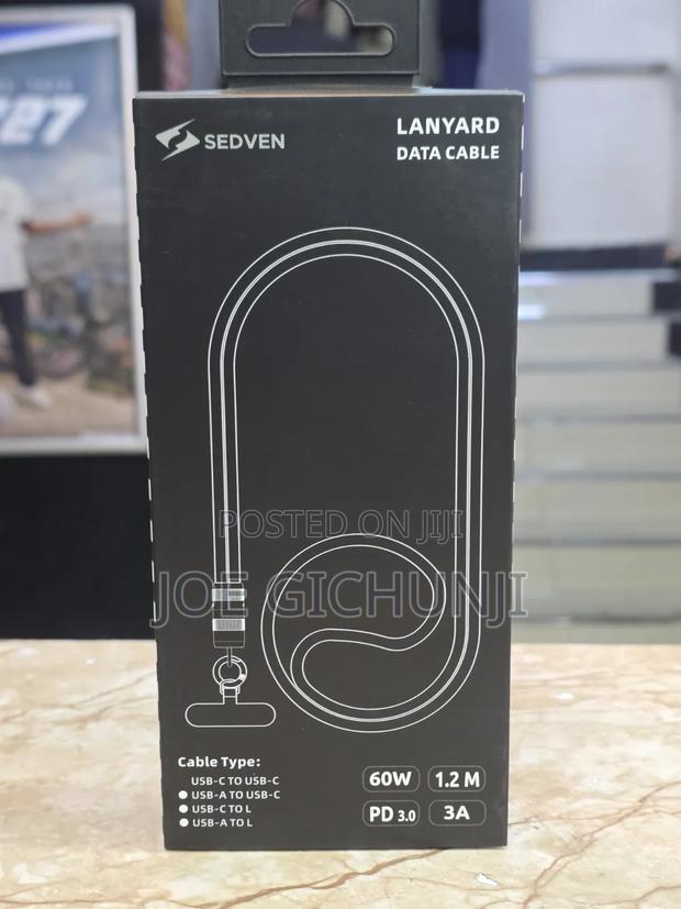 SEDVEN 2-in-1 Lanyard Fast Charging Data Cable (60W PD) - main view