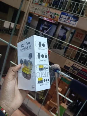 Portable K31PRO Wireless Button Microphone for Everyday Use