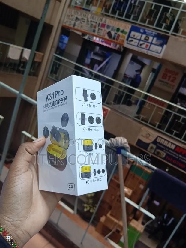 Portable K31PRO Wireless Button Microphone for Everyday Use - main view