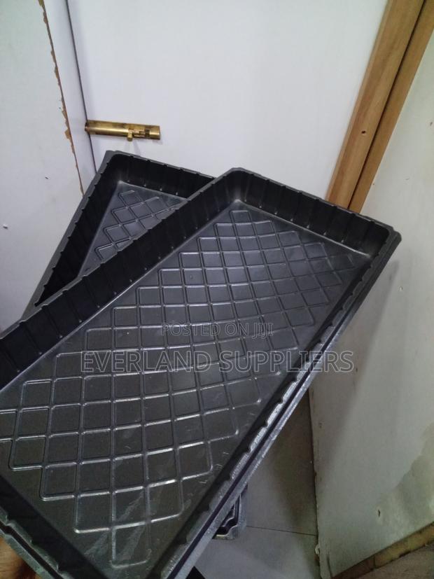 Stackable Hydroponic Trays for Storage - No Holes - main view