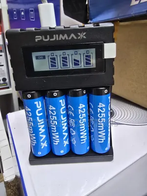 PUJIMAX 4255mWh AA Rechargeable Batteries + Type-C LCD Charger Deal!